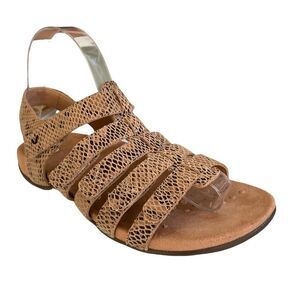 Women's Vionic Snakeskin Tan Harissa Sandals Size 6